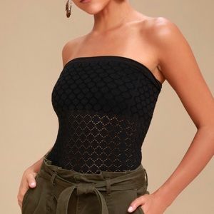 Free people honeycomb tube top size xs/s